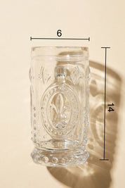 Glamis Fleur De Lis Model El Yapımı Cam Bardak 4'lü Set