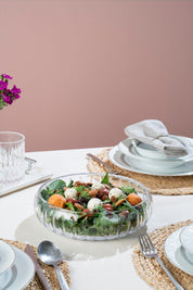 Glamis El Yapımı Büyük Boy Cam Salata Kasesi