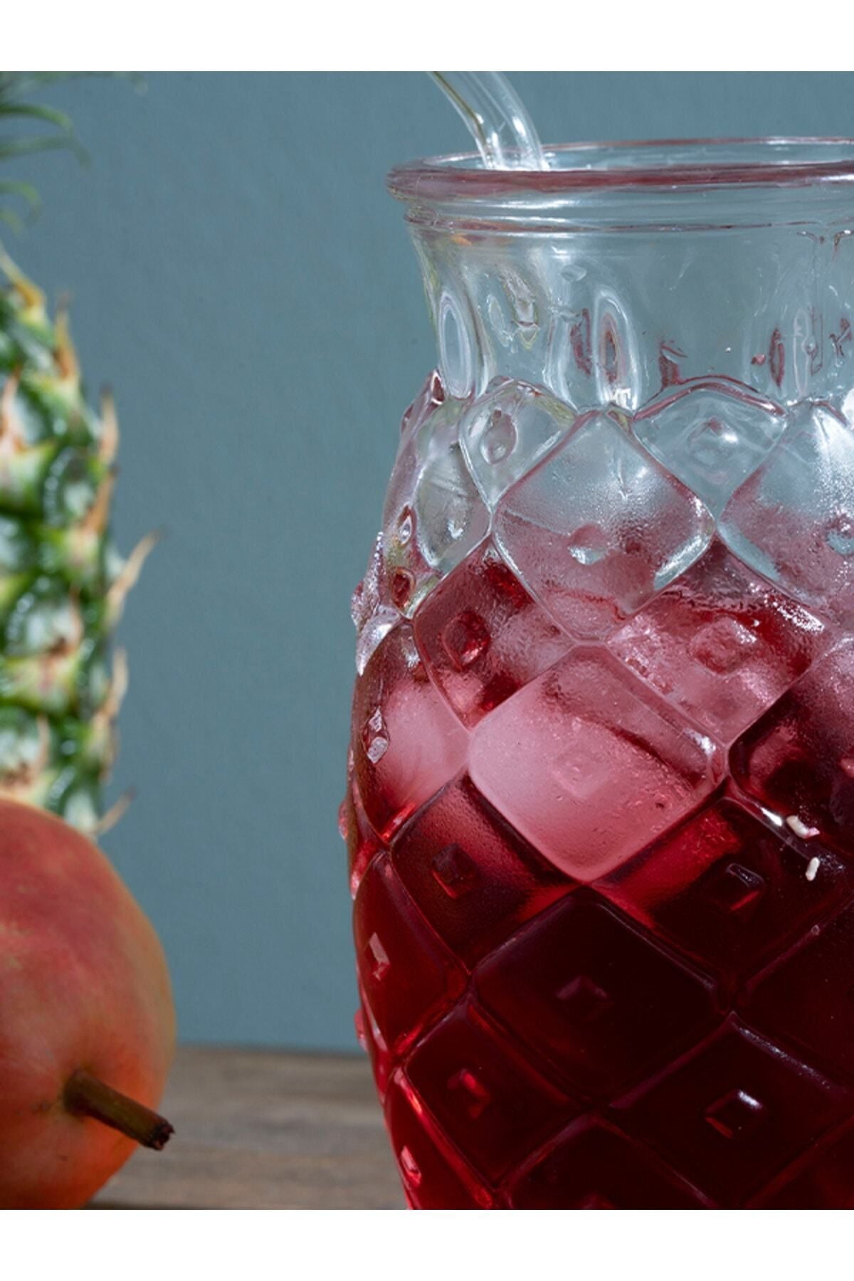 Glamis Ananas Model El Yapımı Cam Kokteyl Bardak- %100 El Yapımı, Şık ve Çevre Dostu Tasarım