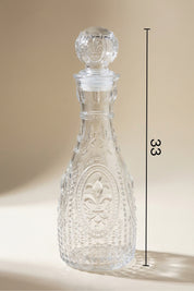 Glamis Fleur De Lis Model El Yapımı Cam Karaf