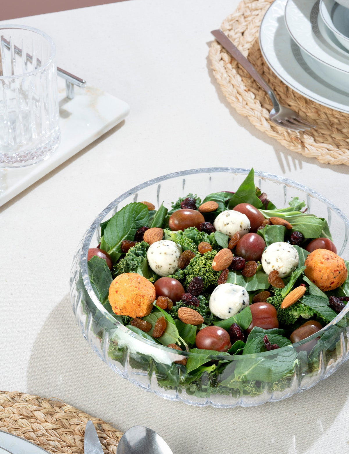 Glamis Büyük Boy Cam Salata Kasesi Salatalk